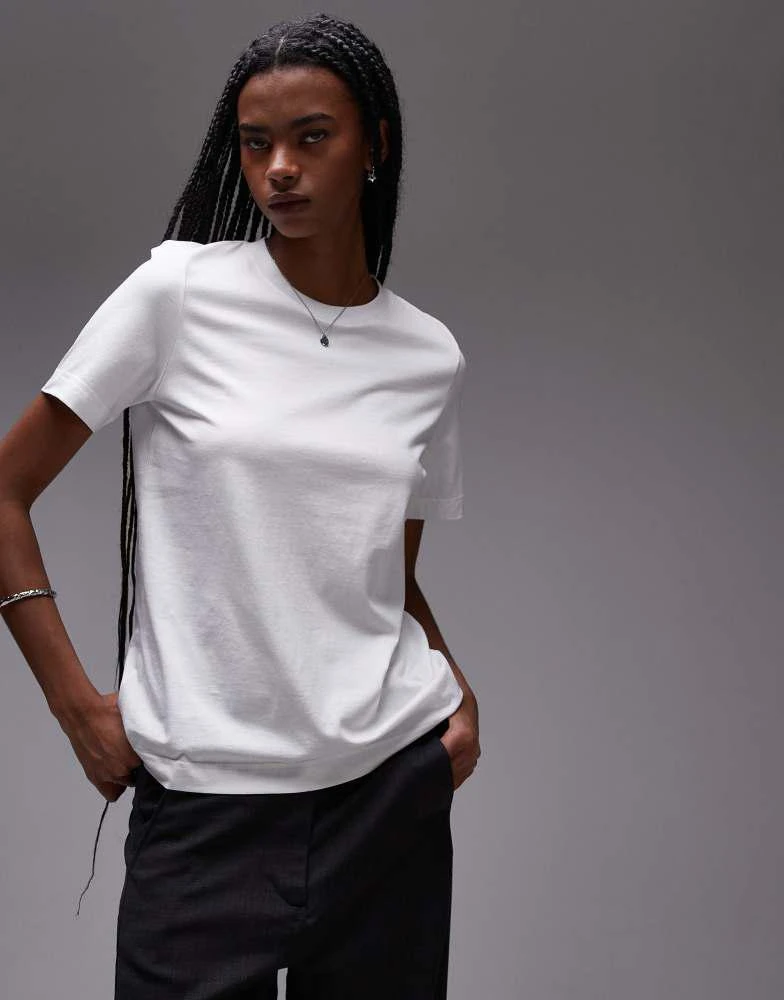 ARKET ARKET short sleeve t-shirt in white 1