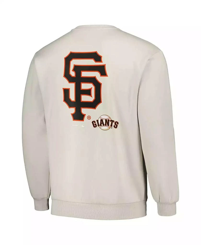 Pleasures Men's Gray San Francisco Giants Ballpark Pullover Sweatshirt 3