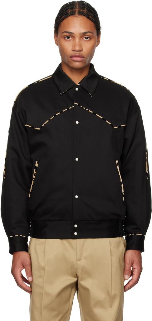 Wacko Maria Gray Ombre Check 50's Jacket - Jackets - BeyondStyle
