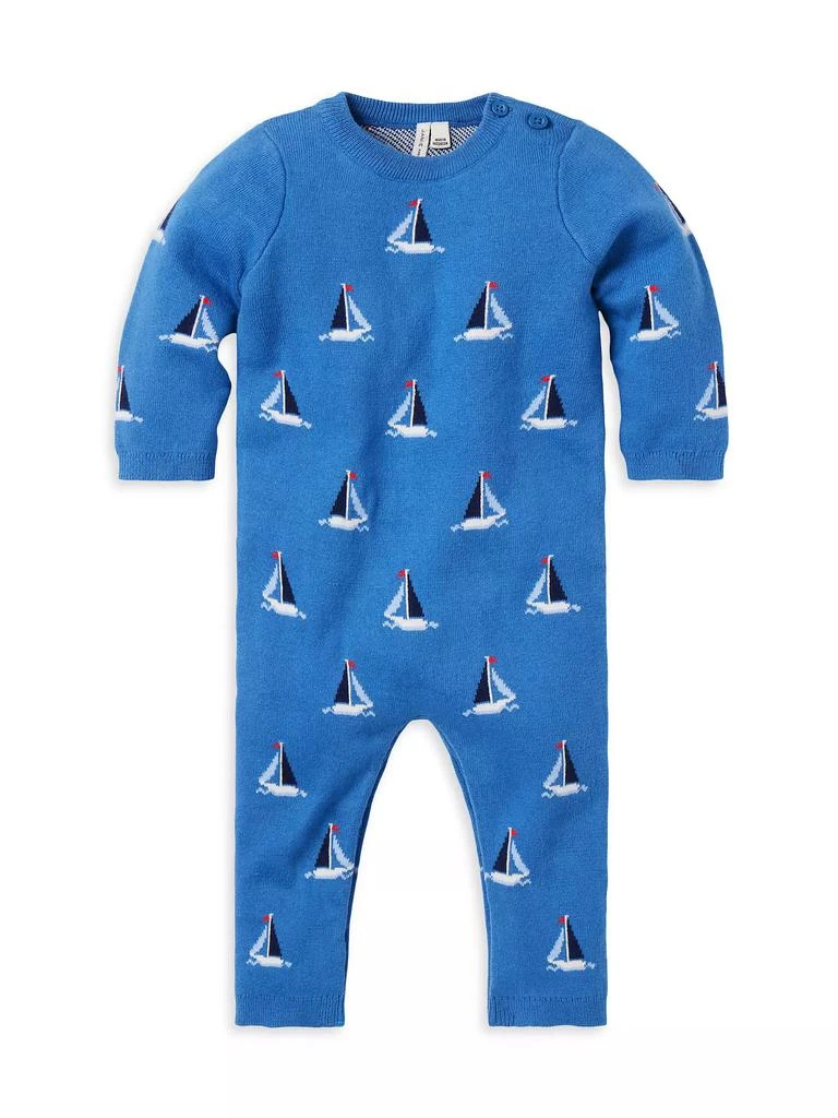 Janie and Jack Baby's Sailboat Sweater Coverall 1