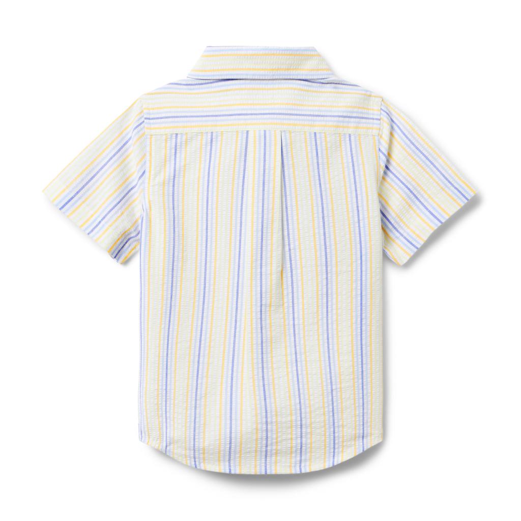 Janie and Jack Stripe Seersucker Shirt (Toddler/Little Kid/Big Kid)