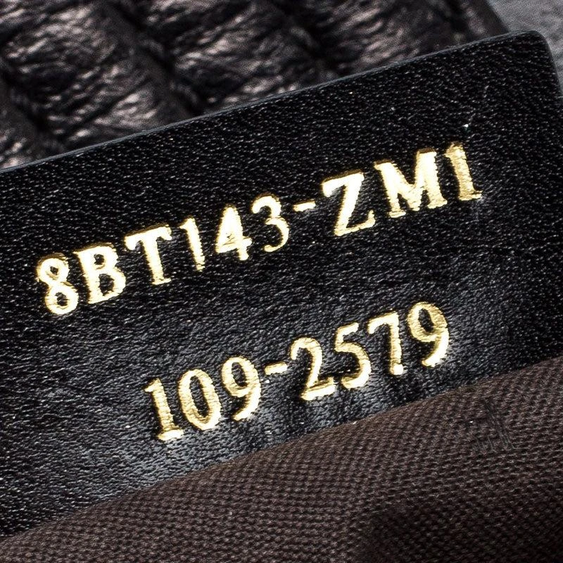 Fendi Fendi  Leather Maxi Baguette Flap Shoulder Bag 6