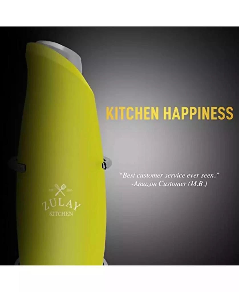 Zulay Kitchen One-Touch Handheld Milk Frother – Easy Use Foam Maker 6