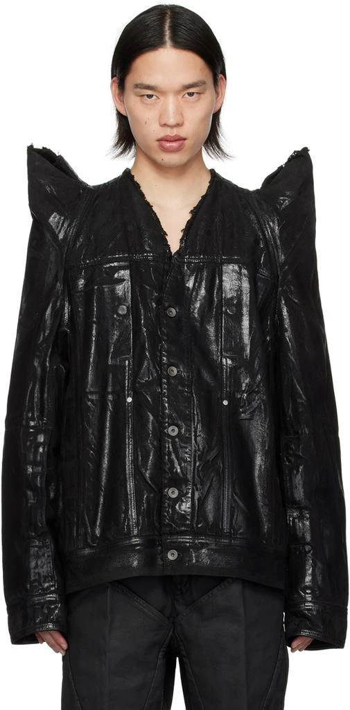 Rick Owens Black TEC Worker Denim Jacket 1