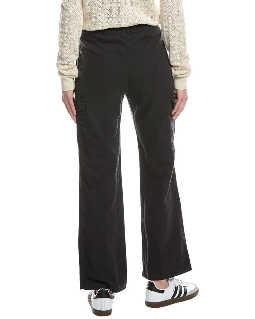 James Perse Twill Pleated Linen-Blend Cargo Pant 2