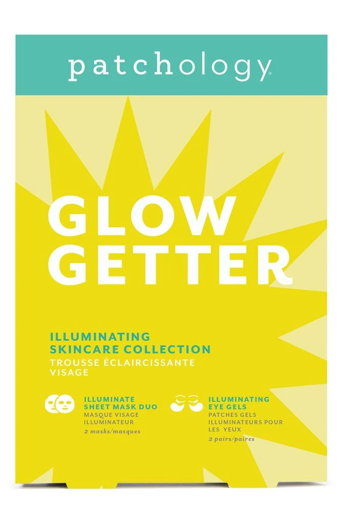 Patchology Glow-Getter Illuminate Sheet Mask 
Eye Gels Kit $20 Value