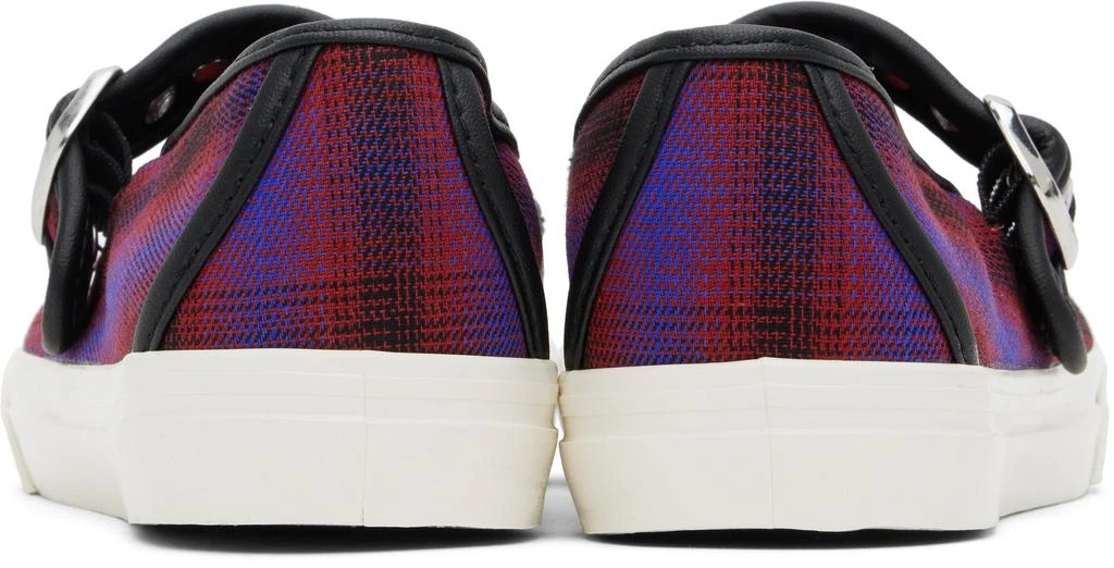 Vans Red LX Mary Jane Lo Pro Ballerina Flats 2