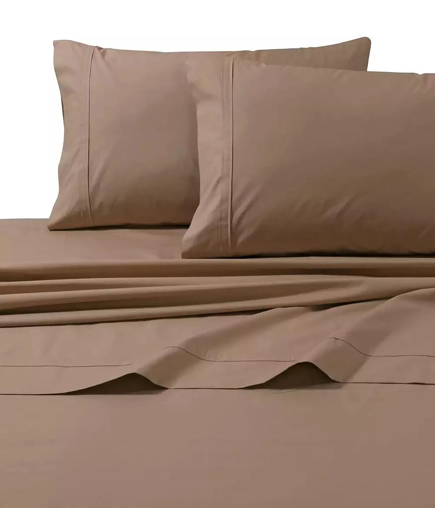 Tribeca Living 300 Thread Count Cotton Percale Extra Deep Pocket Sheet Set, Twin 7
