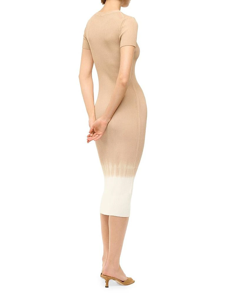Staud Colleen Ombré Knit Midi-Dress 4