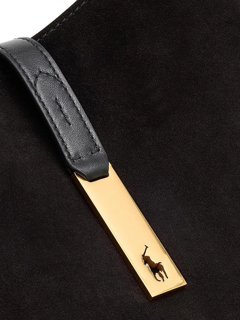 Ralph Lauren Polo ID Small Suede Shoulder Bag 6