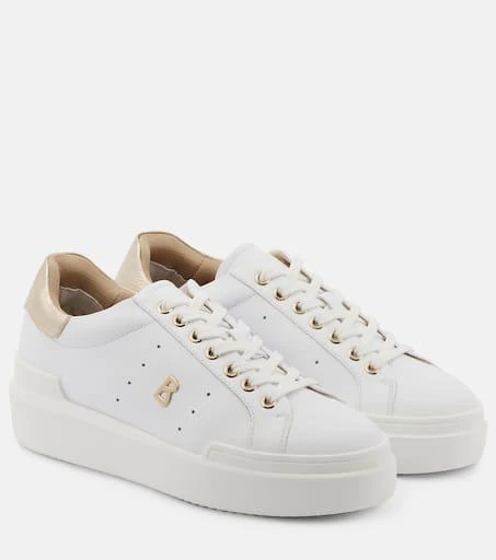 Bogner Hollywood leather platform sneakers 1