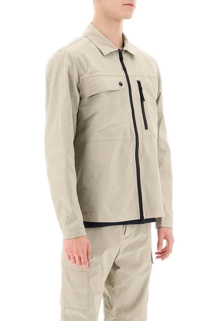 STONE ISLAND Supima Cotton Twill Stretch-TC overshirt 3