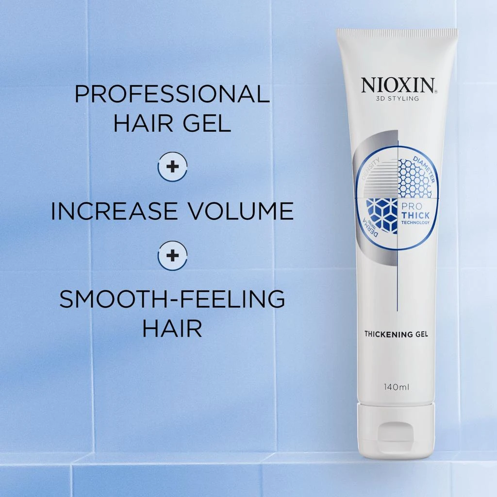 NIOXIN Nioxin 3D Styling Hair Thickening Gel Strong Hold and Texture 5.13 oz 2