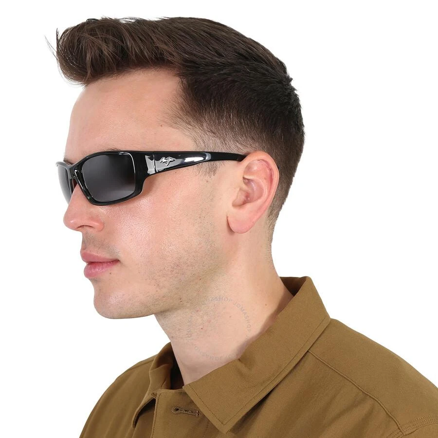 Maui Jim Local Kine Neutral Grey Wrap Unisex Sunglasses 810-07E 61 2