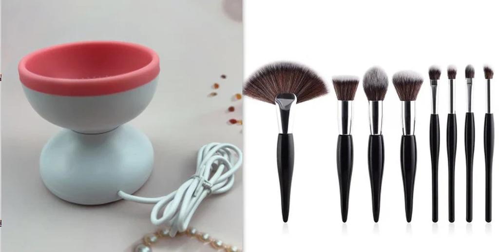 PROXXI Portable USB Makeup Brush Cleaner Machine Electric Cosmetic Brush Cleaning Washing Tools