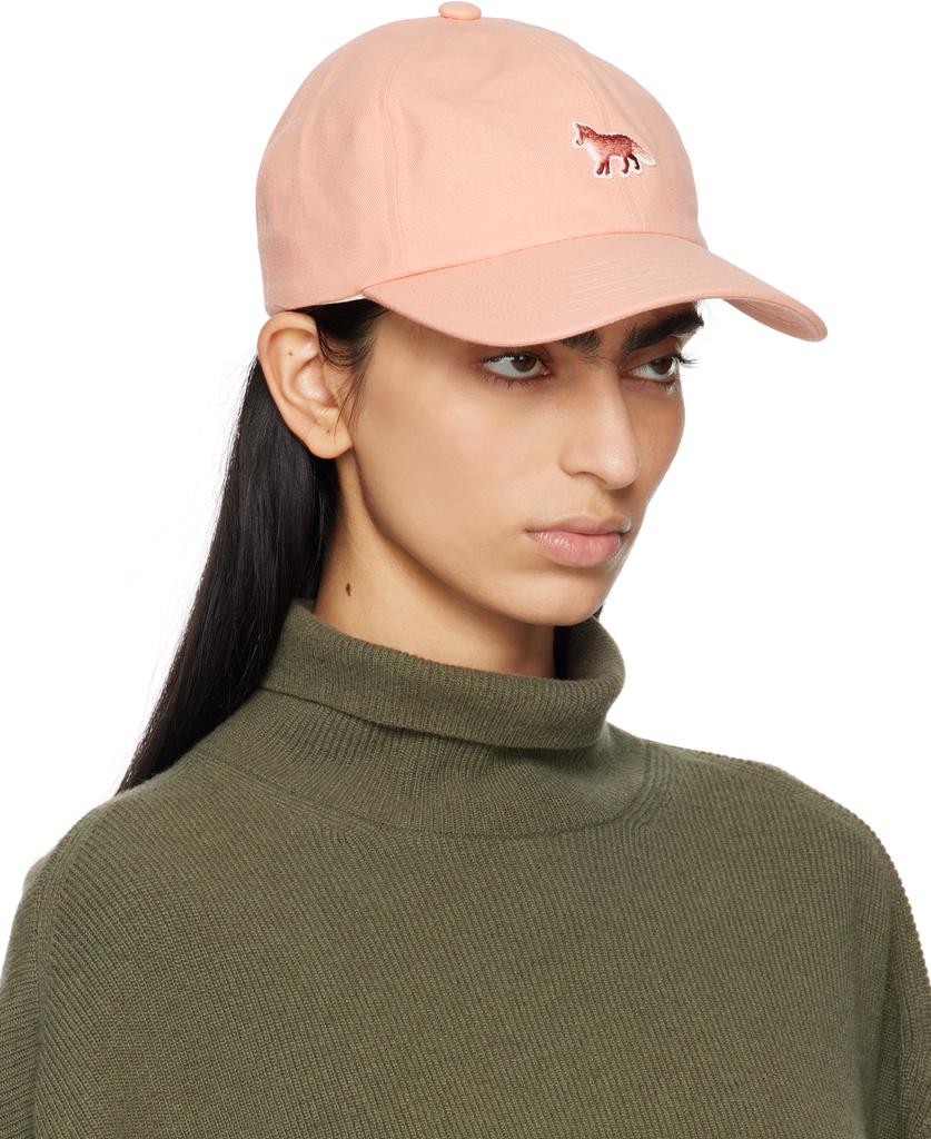 Maison Kitsune Orange Baby Fox Cap