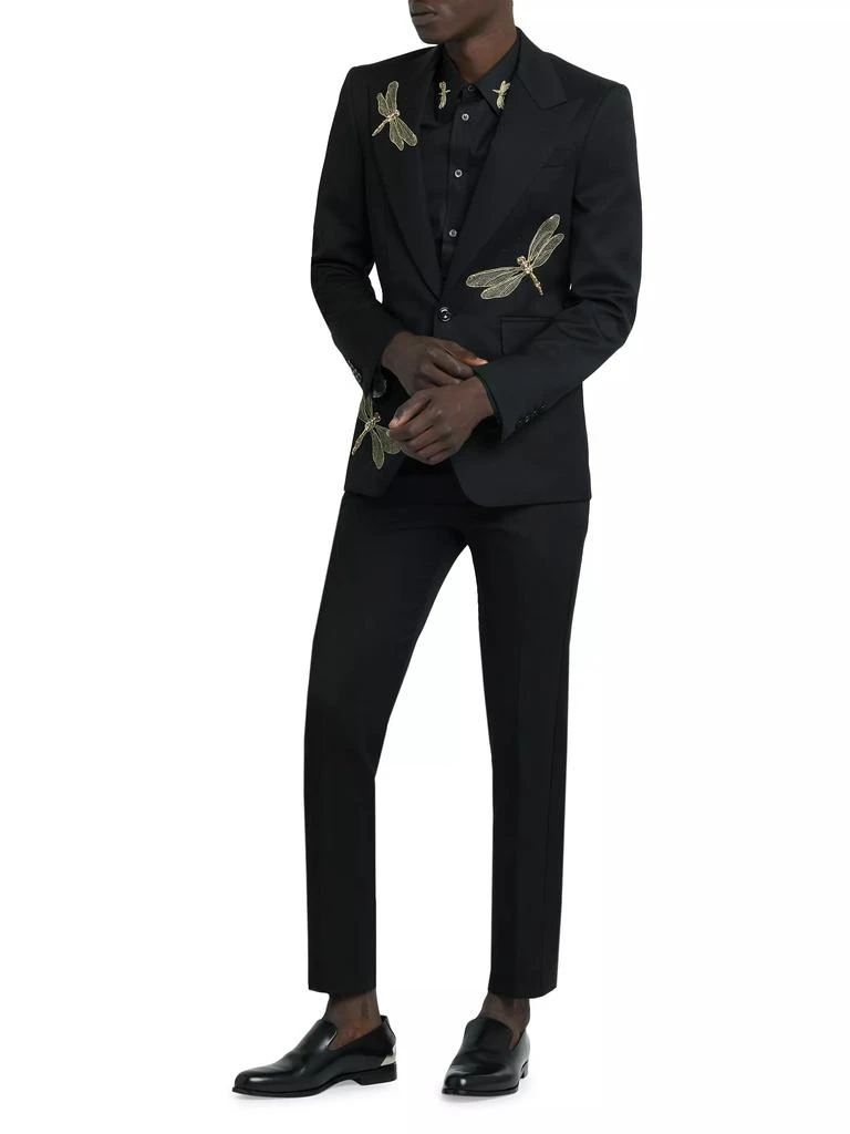 Alexander McQueen Dragonfly Embroidered Jacket 2