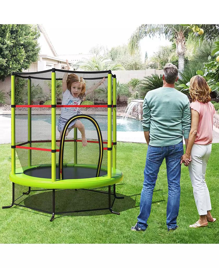 Costway 55" Kids Trampoline Bouncing Jumping Mat Recreational Trampoline