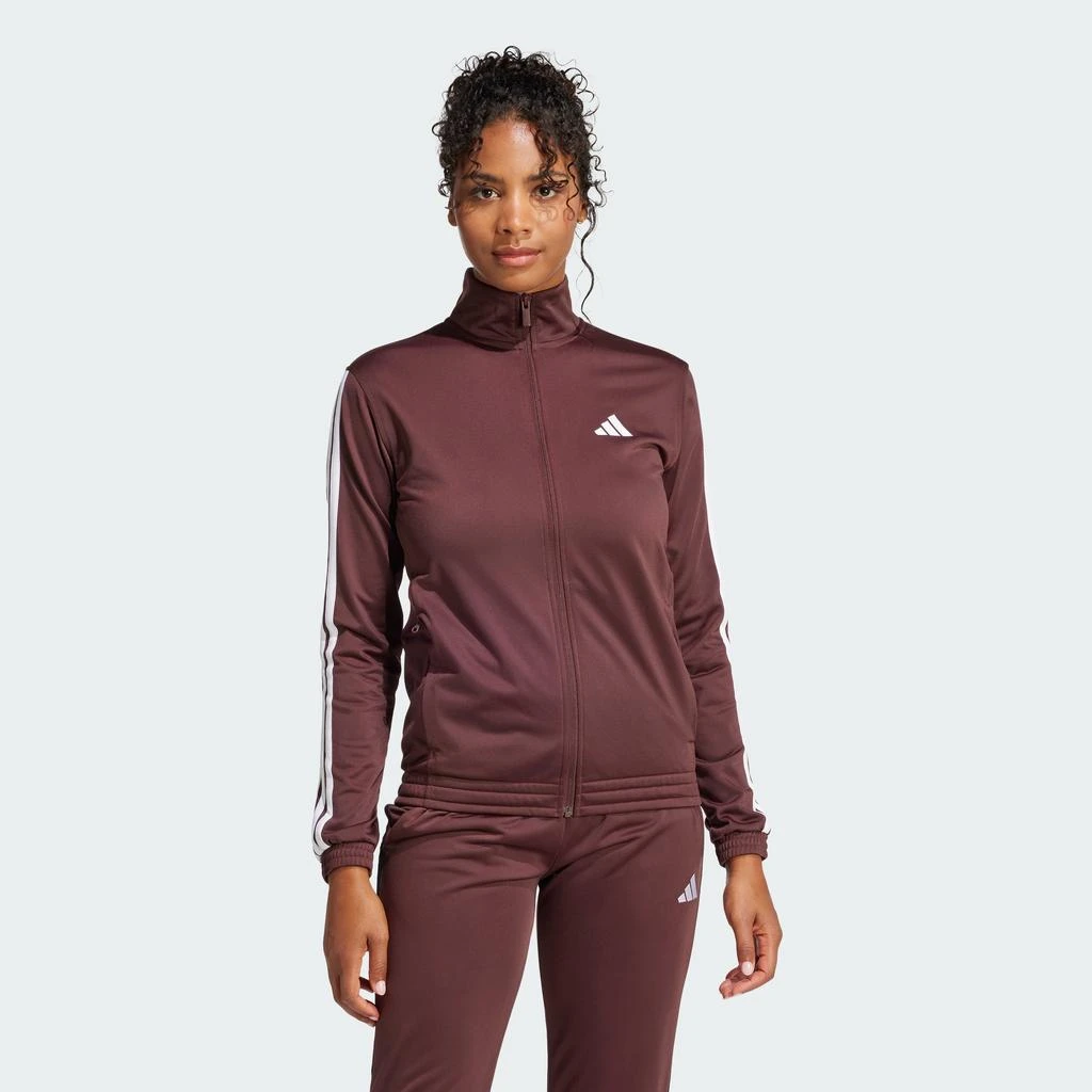 Adidas Women
s  Tricot 3-Stripes Track Jacket 1
