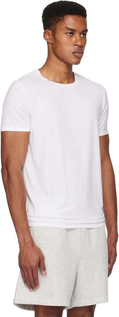 SKIMS Three-Pack White SKIMS Stretch T-shirts 2