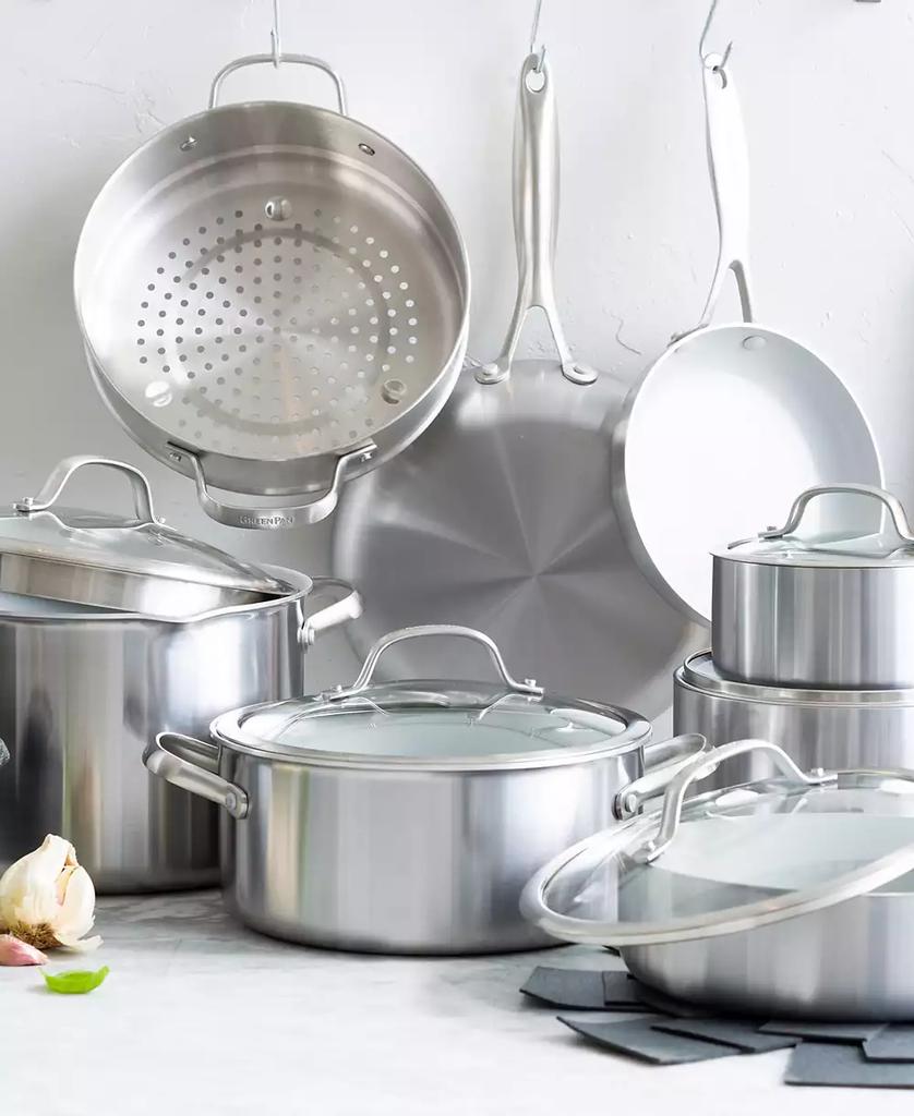 Greenpan Venice Pro Stainless Steel 13-Pc. Cookware Set