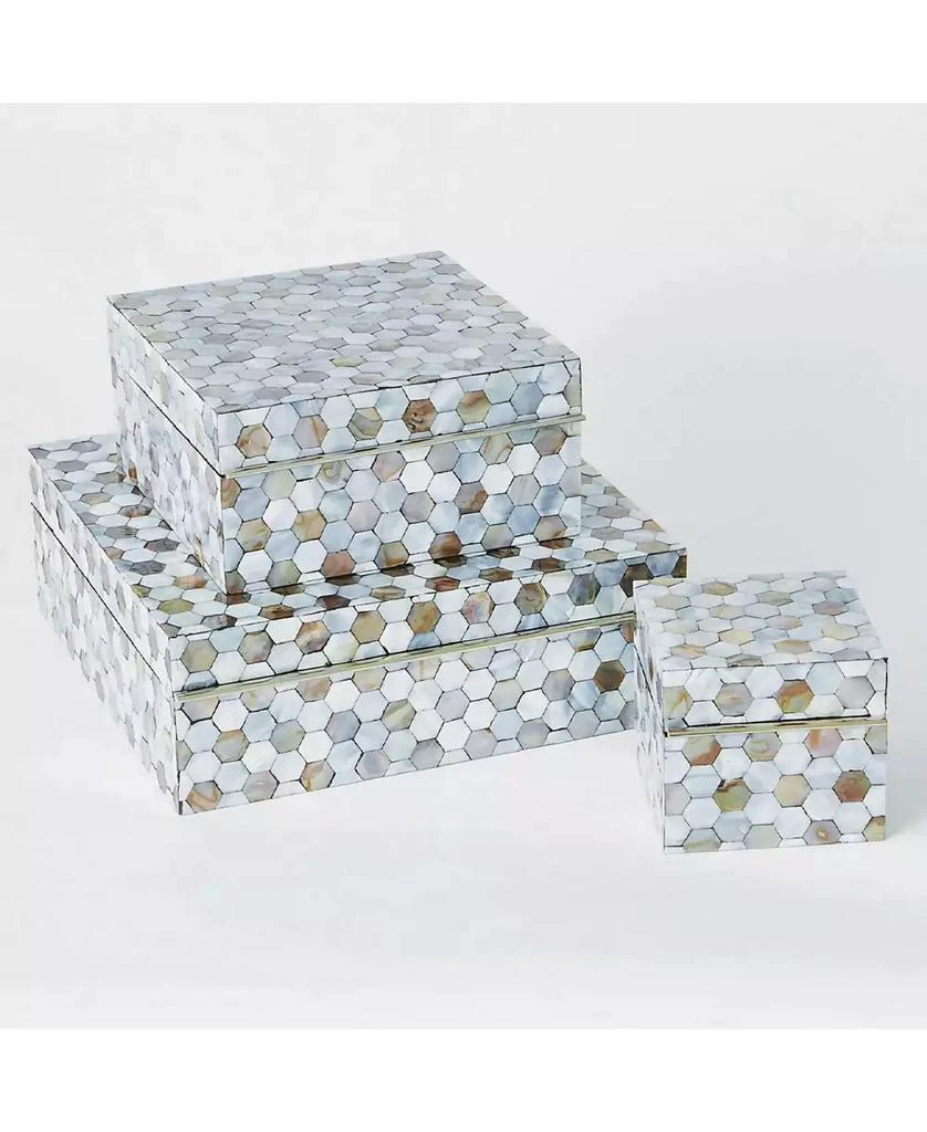 Global Views Mother of Pearl Box Medium 4