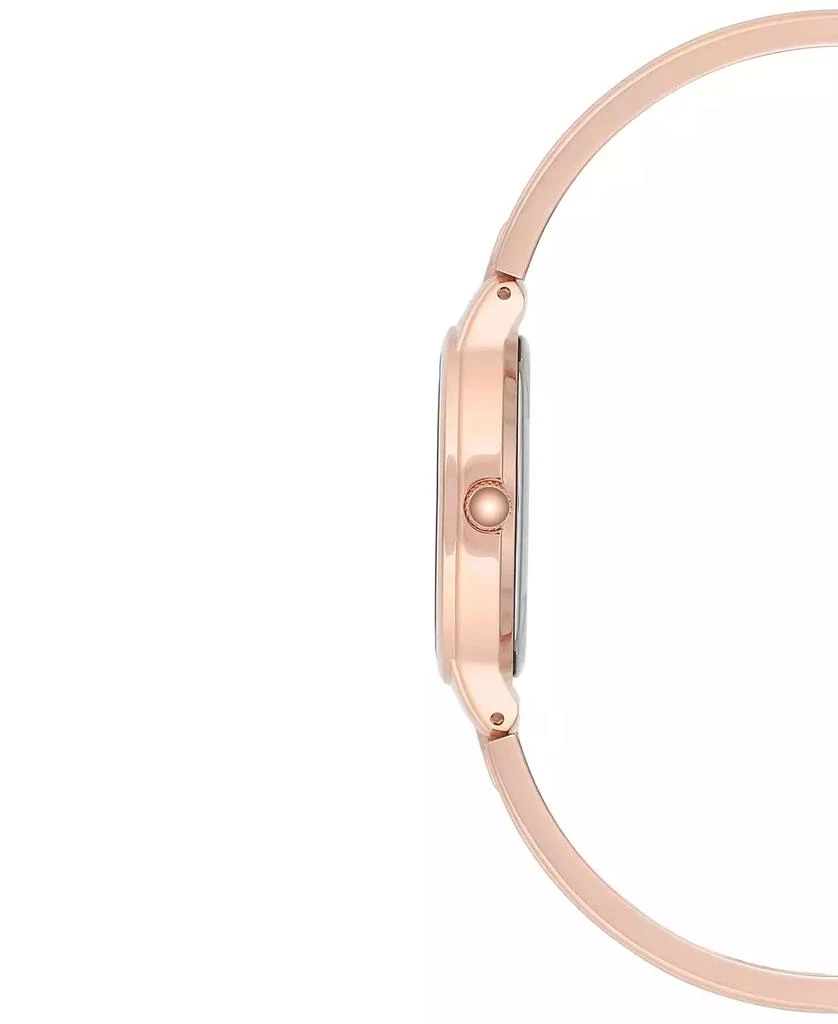 Anne Klein Women's Diamond Accent Rose Gold-Tone Stainless Steel Bracelet Watch 30mm 2