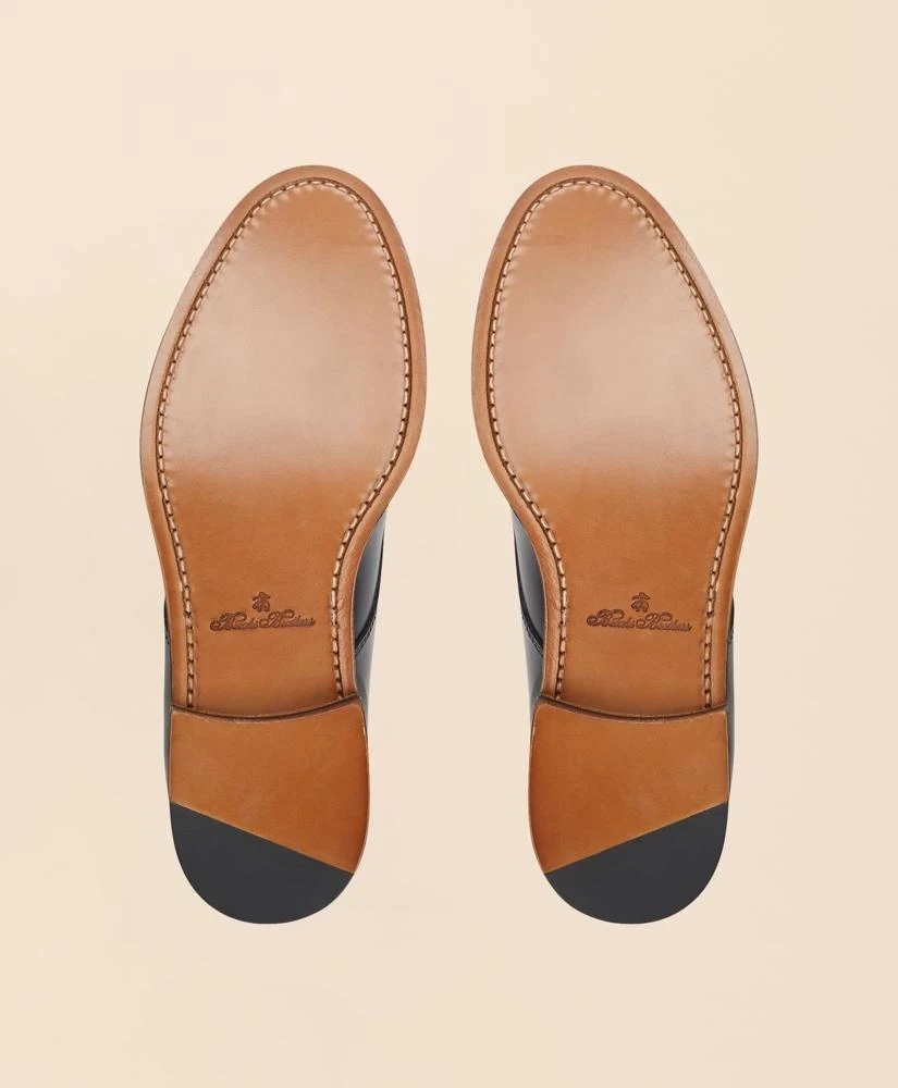 NEW BROOKS BROTHERS men\'s salinger blucher shoes in brown Brooks Brothers Men main image 4