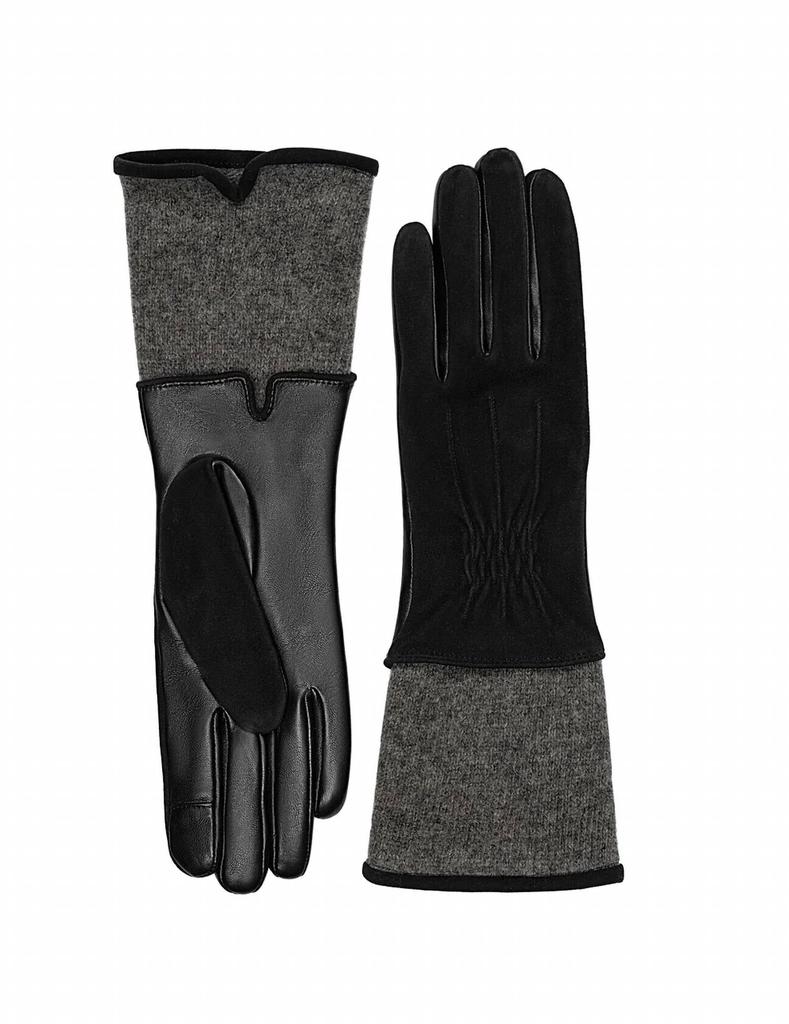 Carolina Amato Carolina Amato - Suede Back Touch Tech Glo Gloves - Large