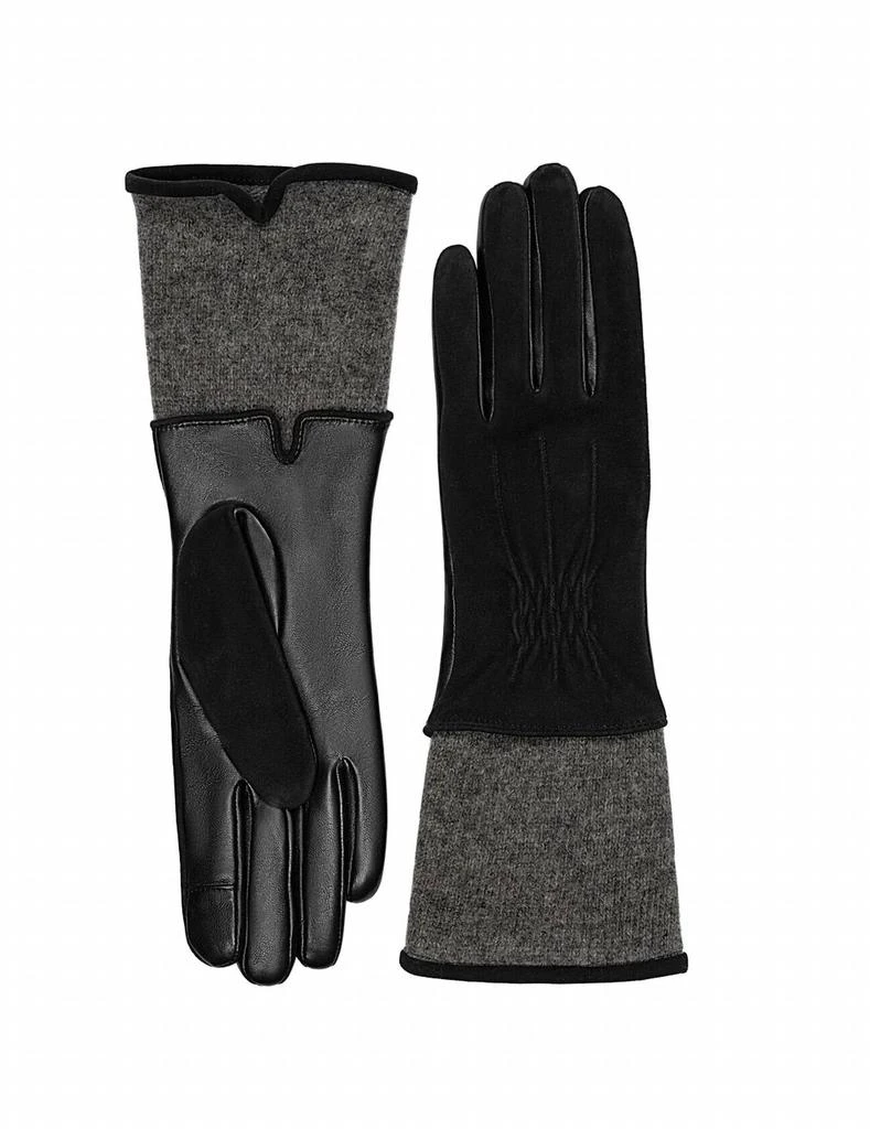Carolina Amato Carolina Amato - Suede Back Touch Tech Glo Gloves - Large 1