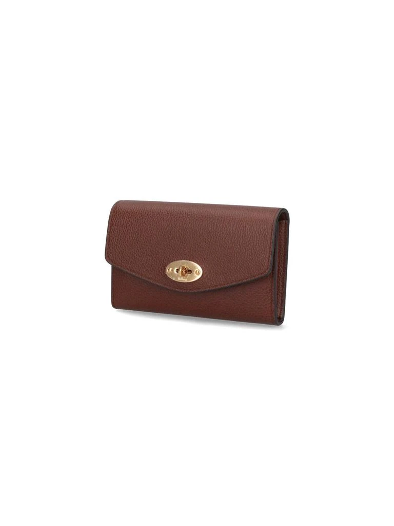Mulberry Darley Medium Wallet In Brown Pebbled Leather 2