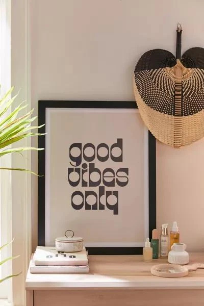 Natalie Catalina Natalie Catalina Good Vibes Only Art Print 1