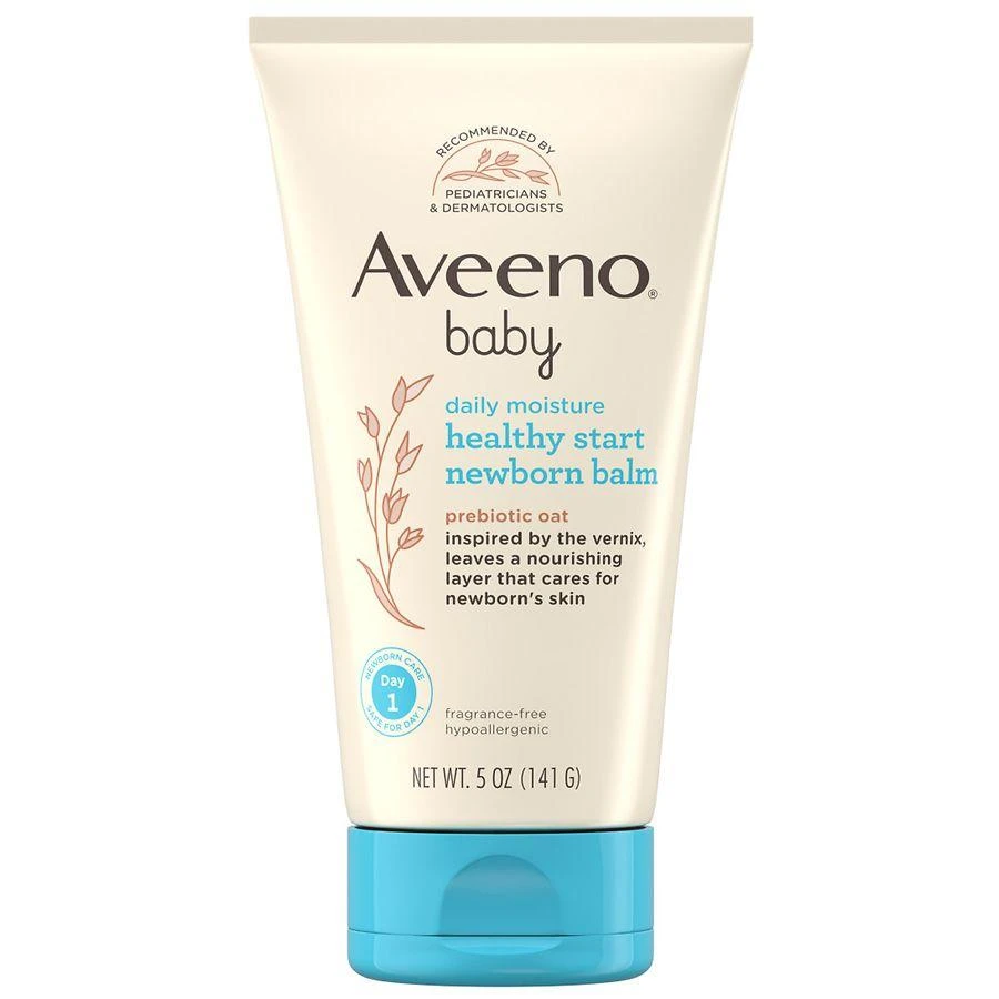 Aveeno Healthy Start Newborn Body Balm, Hypoallergenic Fragrance-Free 1