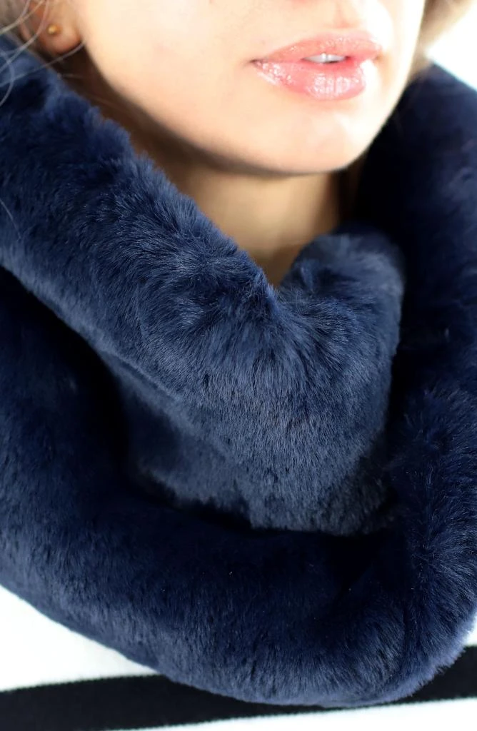 La Fiorentina Faux Fur Infinity Scarf 3