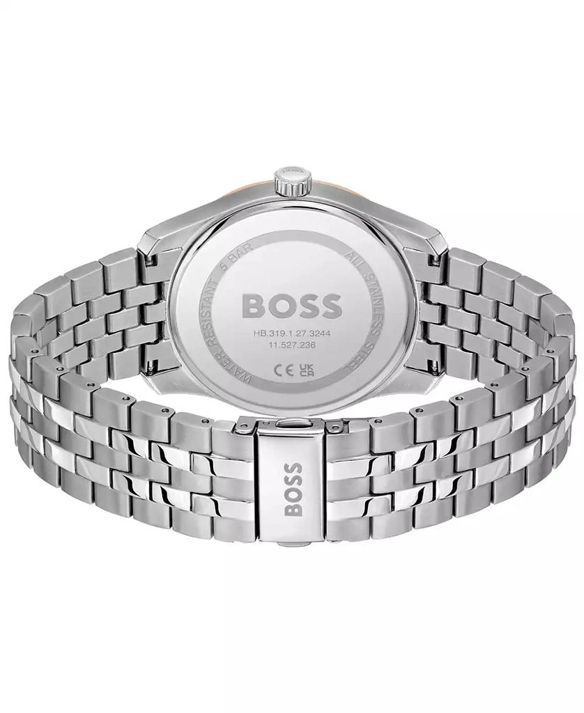 Hugo Boss Men's Principle Master Quartz Multifunction Stainless Steel Watch, 41mm 3