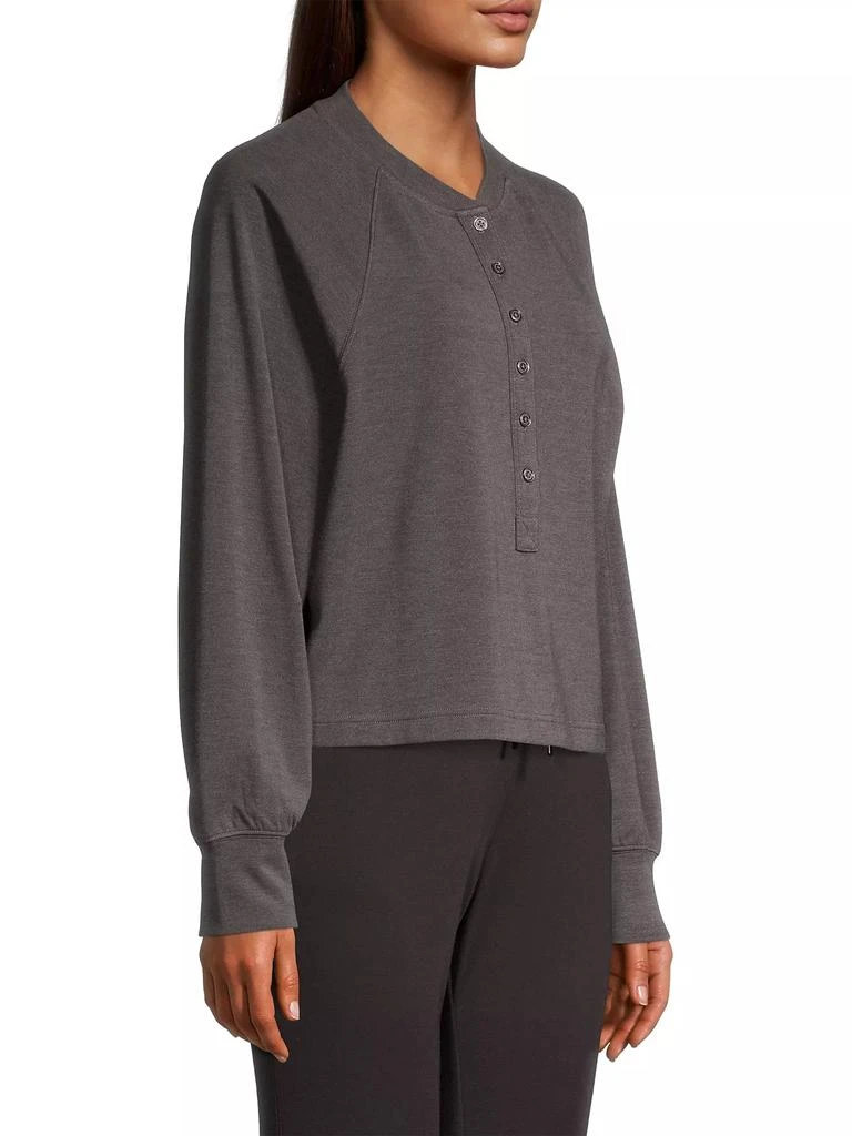 Elie Tahari Raglan-Sleeve Henley Top 4