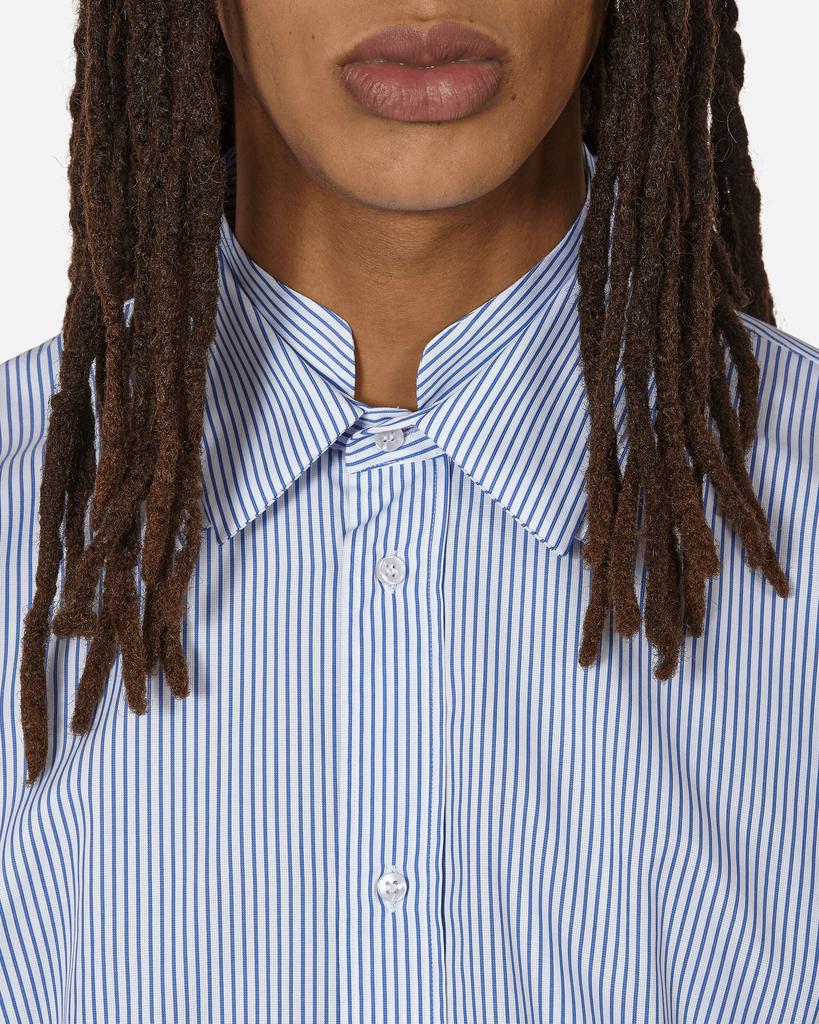 Triple Collar Shirt White / Blue Stripe – On Sale Now with Up to