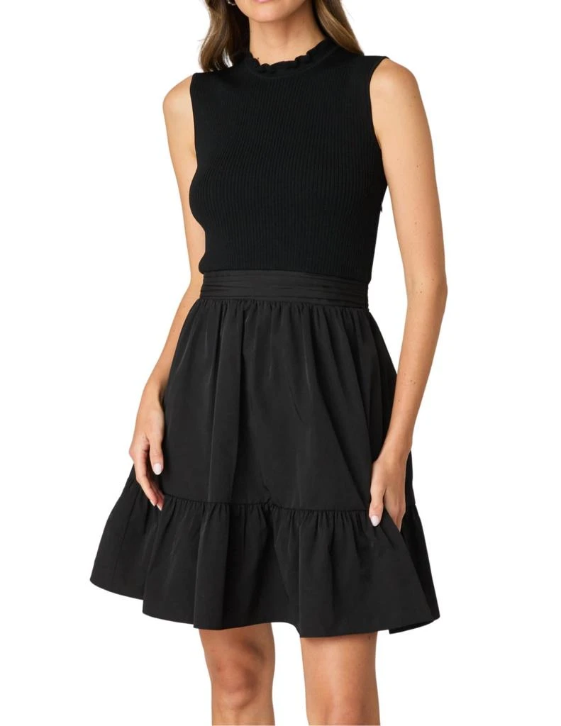Shoshanna Roslyn Dress In Black 1
