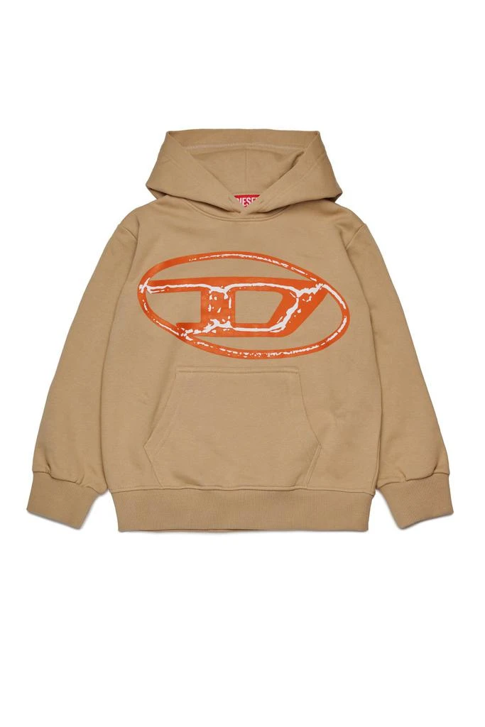 Diesel Diesel Kids Oval-D Logo Printed Hoodie 1