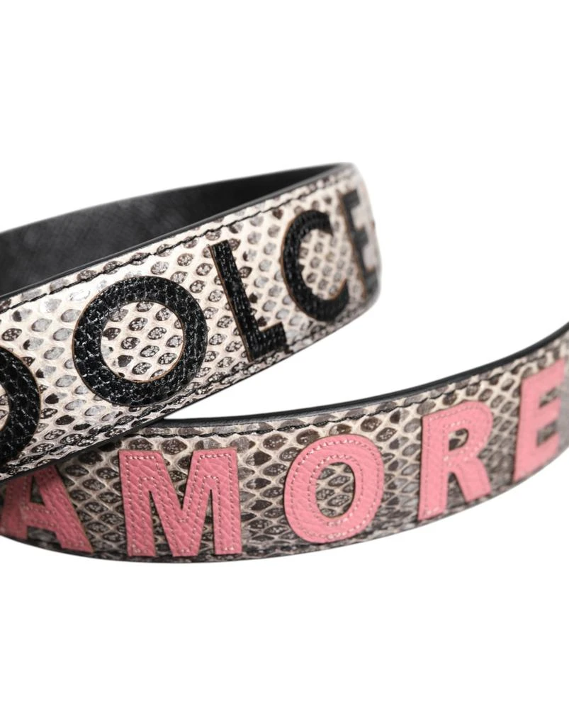 Dolce & Gabbana Dolce Gabbana Bag Strap Multicolor Women Multicolor Belts DOLCE & GABBANA Shoulder Strap Multicolor DG AMORE Patch Bag  main image 3