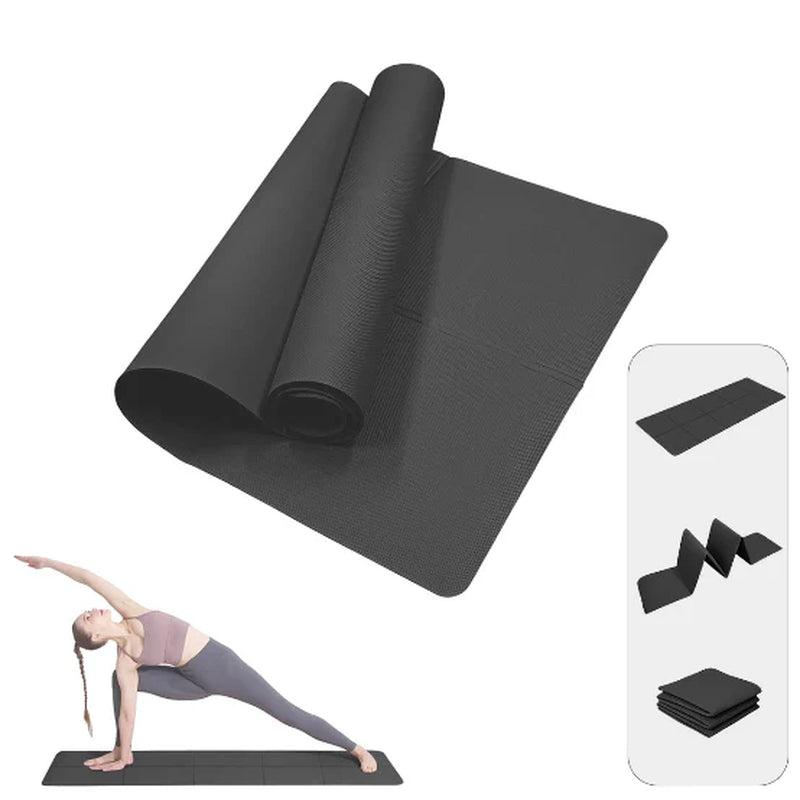 OUTRAKKS Solana Yoga Mat 4Mm Thick with Nylon Strap for Men
Women - Non Slip Exercise Mat for Home Yoga, Pilates, Stretching, Floor
Fitness Workouts