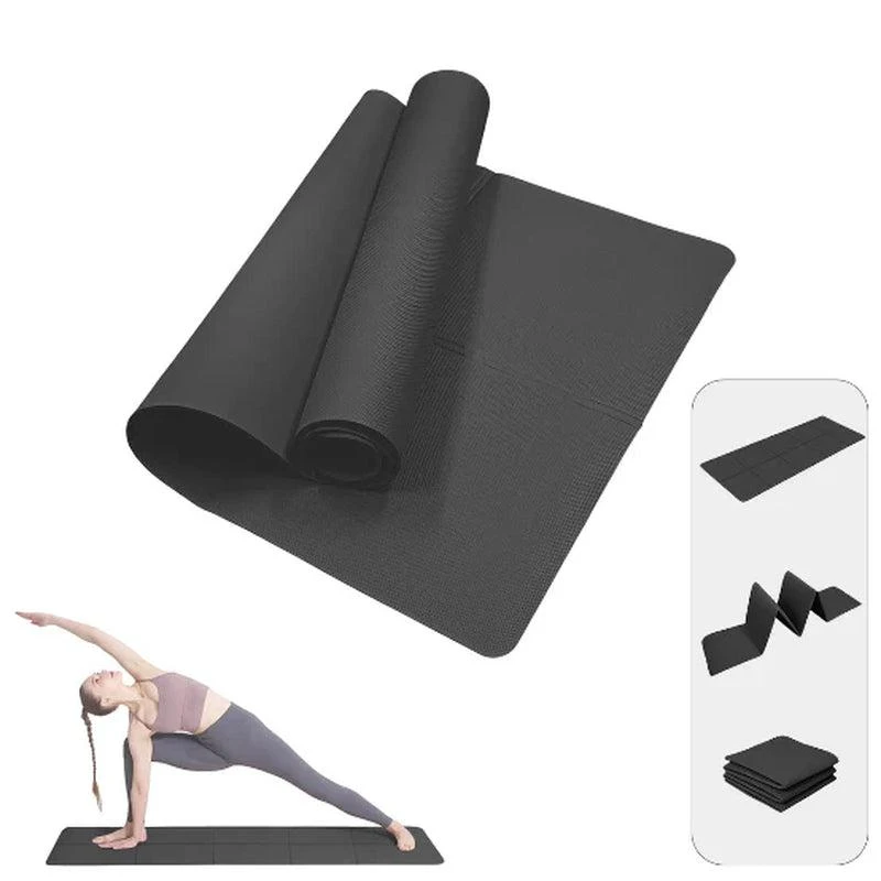 OUTRAKKS Solana Yoga Mat 4Mm Thick with Nylon Strap for Men 
Women - Non Slip Exercise Mat for Home Yoga, Pilates, Stretching, Floor 
Fitness Workouts 2