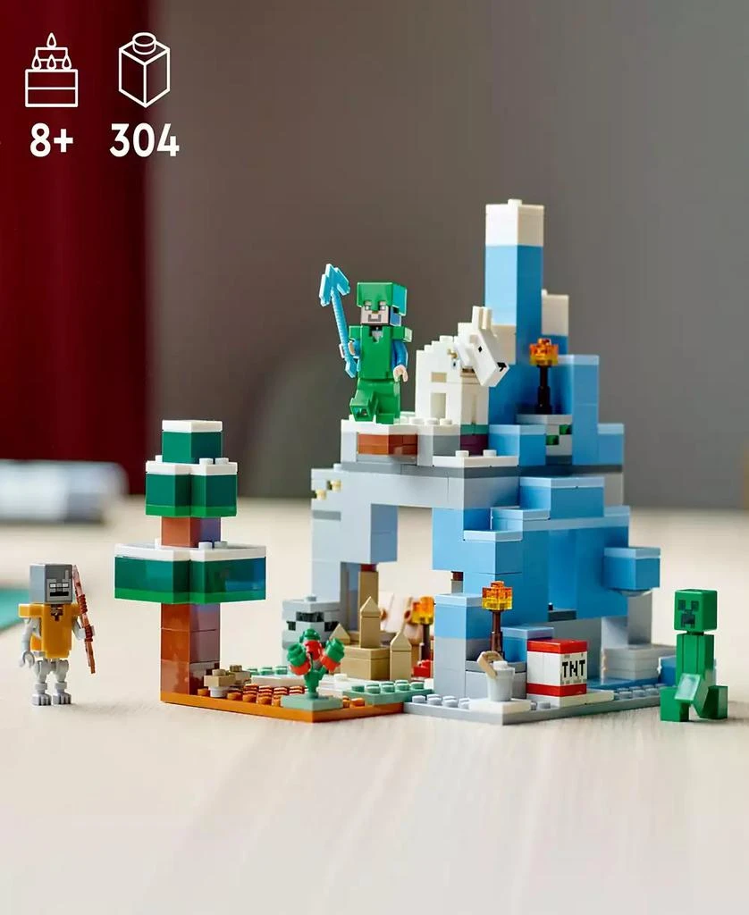 LEGO Minecraft The Frozen Peaks 21243 Toy Building Set with Steve, Creeper, Stray and Goat Figures 2