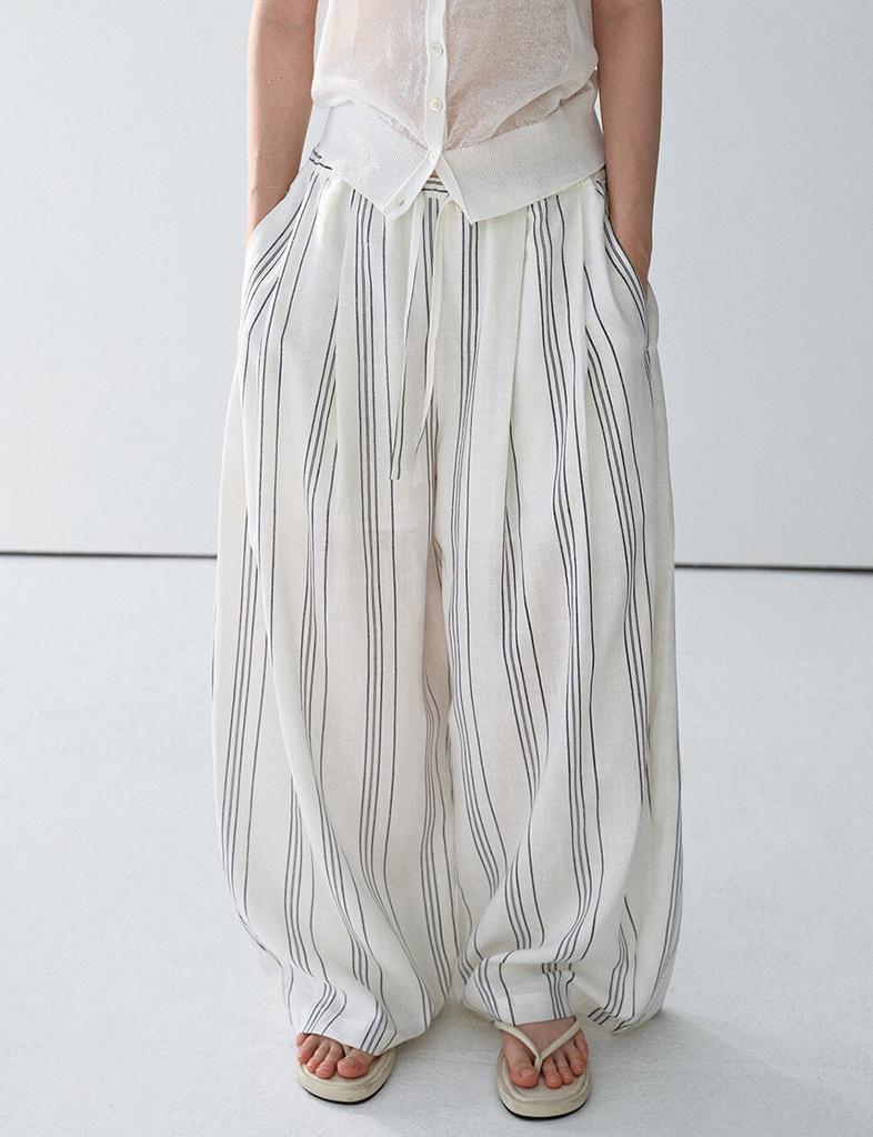 Pixie Market Striped Loose Pants