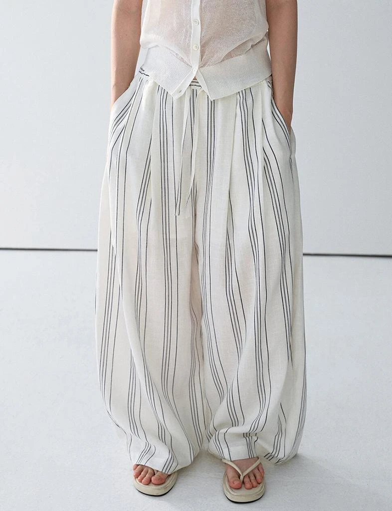 Pixie Market Striped Loose Pants 2