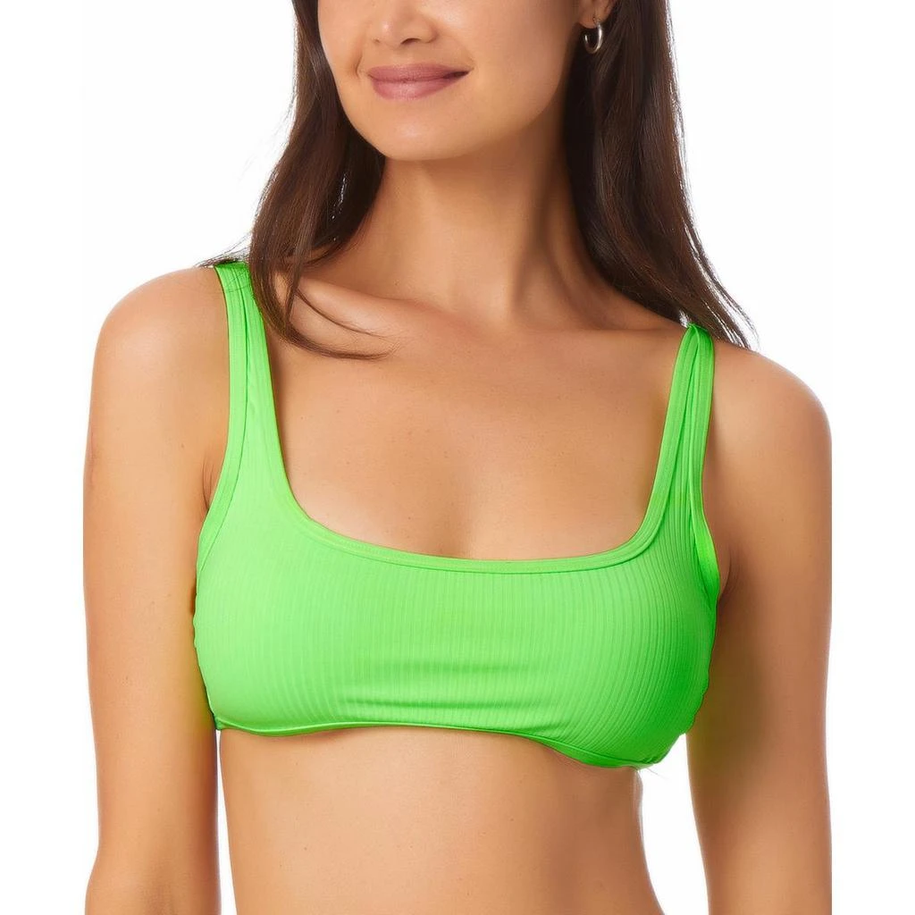 California Waves Juniors Womens Ribbed Pool Bikini Swim Top 3