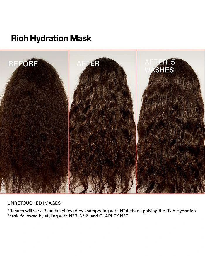 Olaplex Rich Hydration Mask for Dry or Medium to Thick Hair 6.7 oz. 10