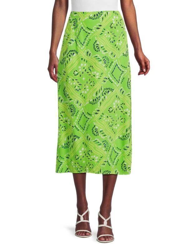 Rhode Amy Print Midi Skirt 1