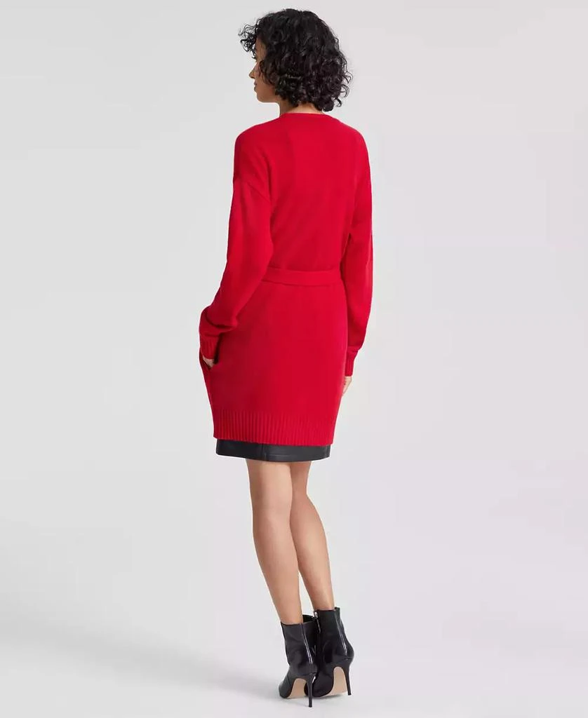 Charter Club Women's Cashmere Embellished Belted Cardigan, Created for Macy's 2
