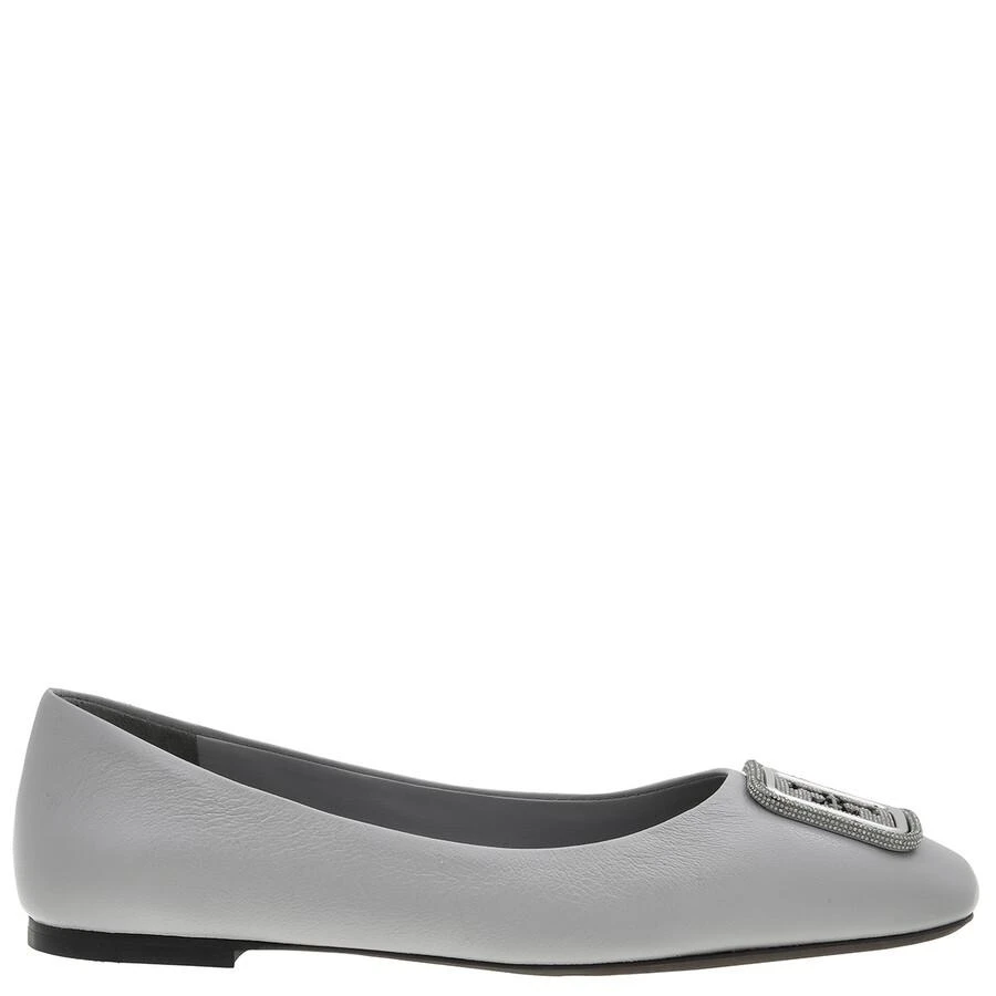 Tory Burch Georgia Pave Leather Ballet Flats